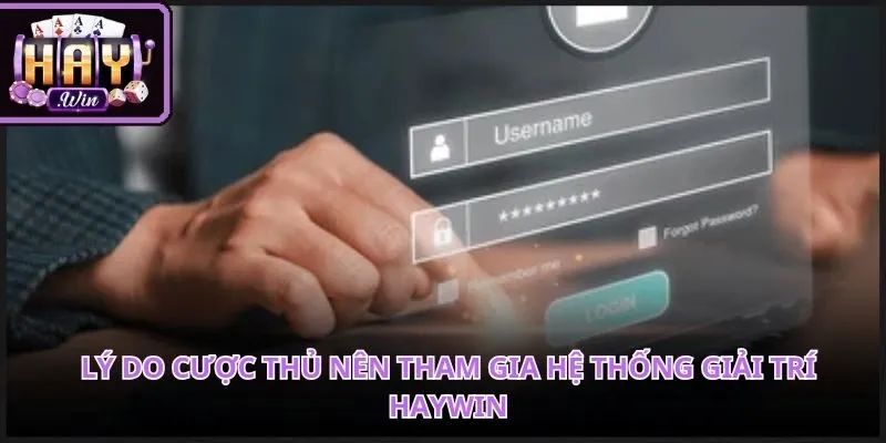 Giao diện trang chủ đăng ký HAYWIN mang phong cách hiện đại